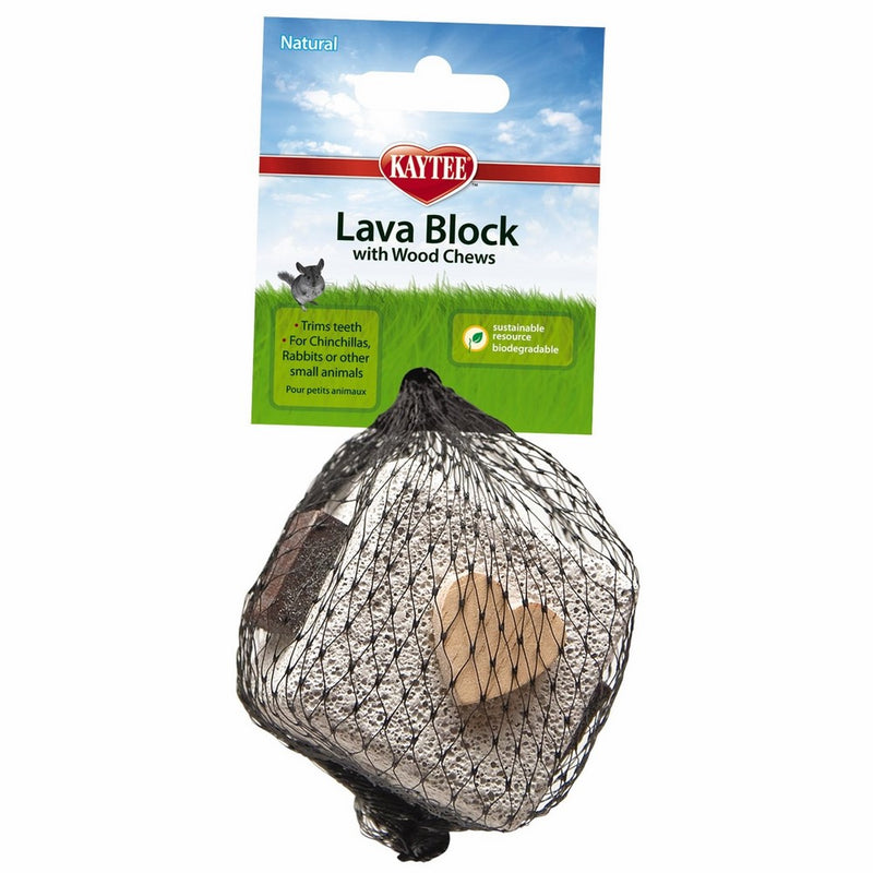 Kaytee Lava Block Chew Toy