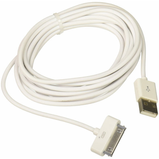 USB Data Sync Charger Cable Compatible with Ipad 2 Iphone 4 4s 5 Ipod Touch (3 meter)