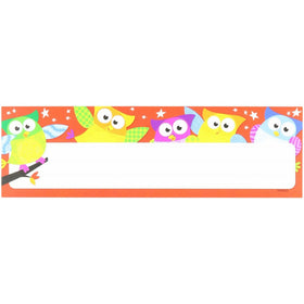 TREND enterprises, Inc. Owl-Stars! Desk Toppers Name Plates Var. Pk., 32 ct