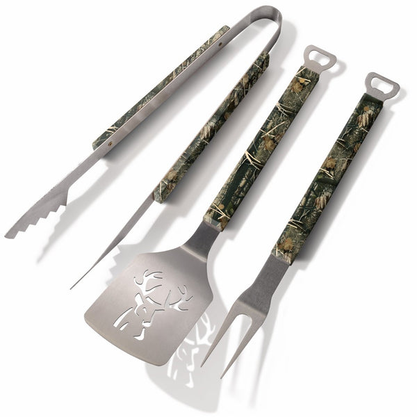 SPORTULA 3-PIECE BBQ SET - CAMO BUCK