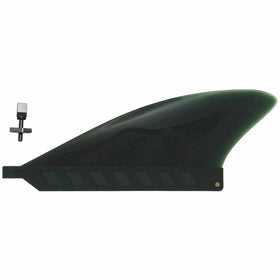 saruSURF US box center River & surf SUP fin Safety Flex Soft 3" for SUP longboard airSUP Black