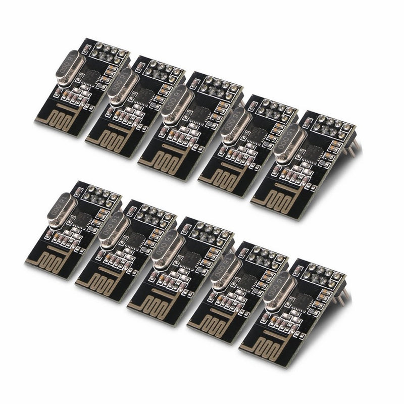 Makerfire 10pcs Arduino NRF24L01 2.4GHz Wireless RF Transceiver Module New