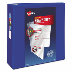 Avery Heavy-Duty View Binder with 4" One Touch EZD Rings, Pacific Blue (79814)