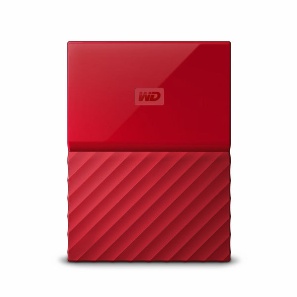 WD 4TB Red My Passport  Portable External Hard Drive - USB 3.0 - WDBYFT0040BRD-WESN