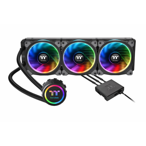 Thermaltake Floe Triple Riing RGB 360 TT Premium Edition PWM TR4 LGA2066 Ready AIO Liquid Cooling System CPU Cooler CL-W158-PL12SW-A