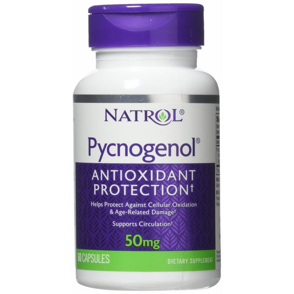 Natrol Pycnogenol 50mg Capsules, 60 Count