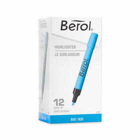 Eberhard Faber,Berol 4009 Highlighters, Blue, 12-Pack (64328)