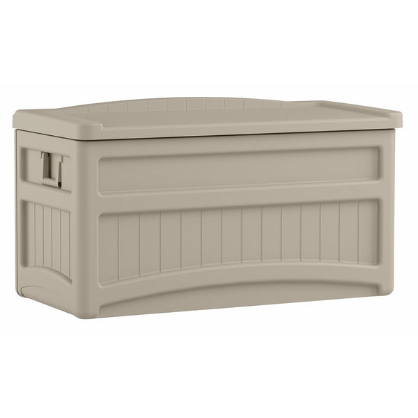 Suncast DB7500 Capacity Taupe Deck Storage Box, 73 gallon