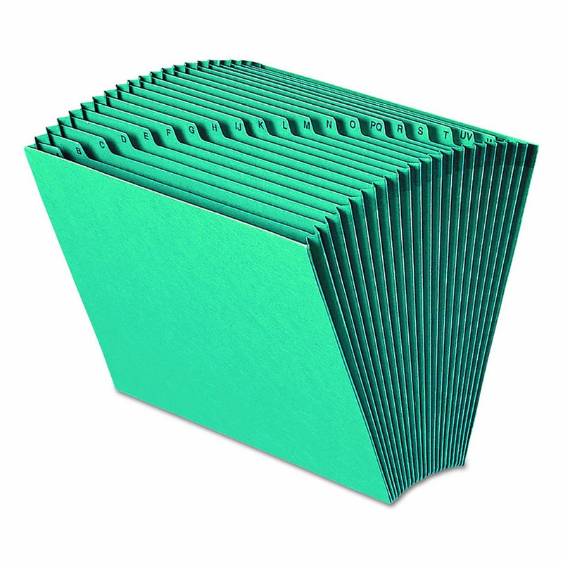 Smead Expanding File, Alphabetic (A-Z), 21 Pockets, Letter Size, Teal (70717)