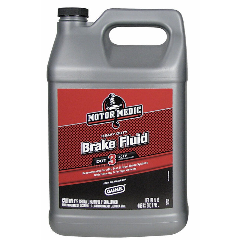 Niteo Motor Medic M4434 DOT 3 Heavy Duty Brake Fluid - 1 Gallon