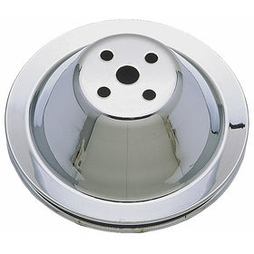 Trans-Dapt 9600 Chrome Single Groove Water Pump Pulley