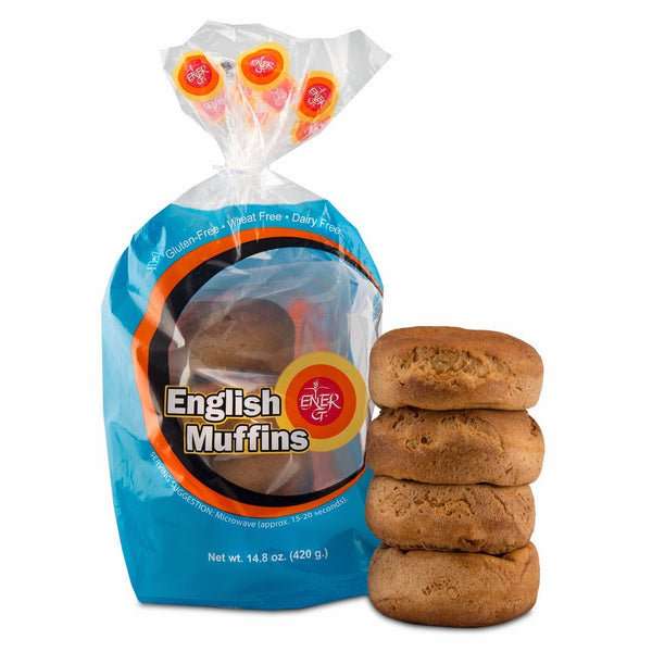 Ener-G Foods English Muffins, 14.8-Ounce Units (Pack of 6)