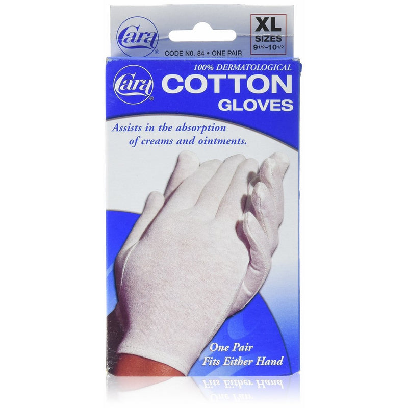 CARA Moisturizing Eczema Cotton Gloves, Extra Large, 1 Pair