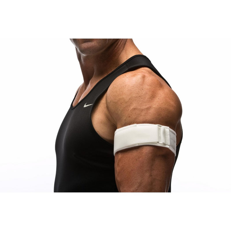 Cho-Pat Upper Arm Strap (Waterproof) - Compression Band Prevents Pulling and Tearing - Swimmer's Arm, Bicep and Tricep Tendonitis (Large, 14.5"-16.5")