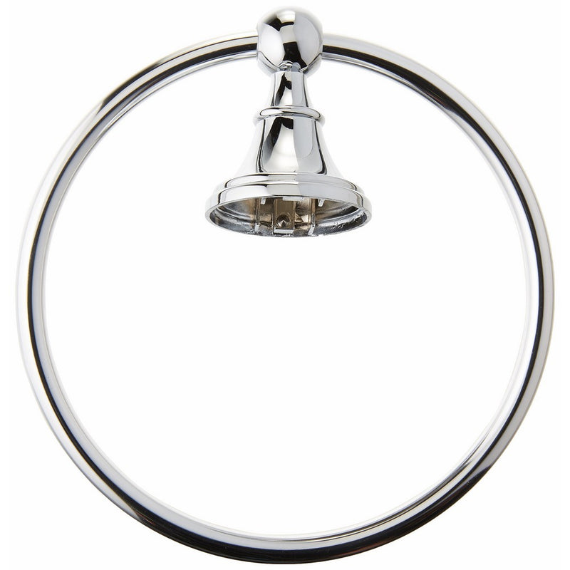 Franklin Brass 125862 Crestfield, Bath Hardware Accessory, Towel Ring, Polished Chrome