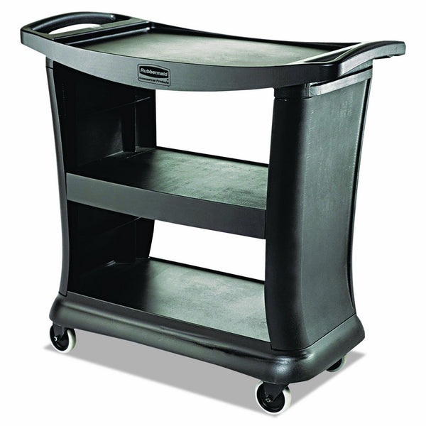 Rubbermaid Commercial Executive Series Utility Cart, Black, FG9T6800BLA