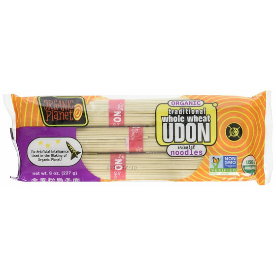 Organic Traditional Udon Noodles 8 Ounces (Case of 12)