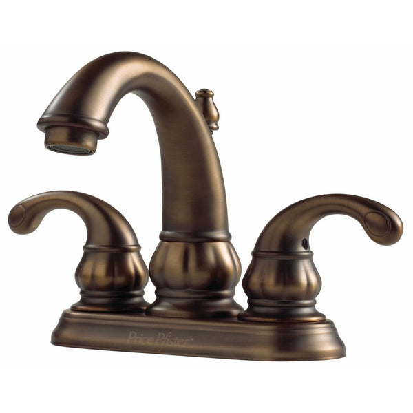 Pfister F048DV00 Treviso 2-Handle 4 Inch Centerset Bathroom Faucet in Velvet Aged Bronze