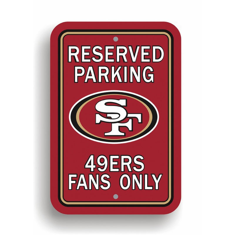 NFL Plastic Parking Sign