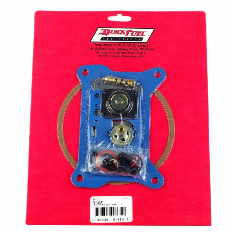 Quick Fuel Technology 3-201 Non Stick Rebuild Kit for 2300 Style Carburetor