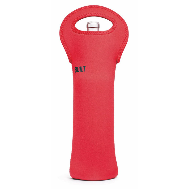 BUILT NY Neoprene Wine/Water Bottle Tote, Formula 1 Red