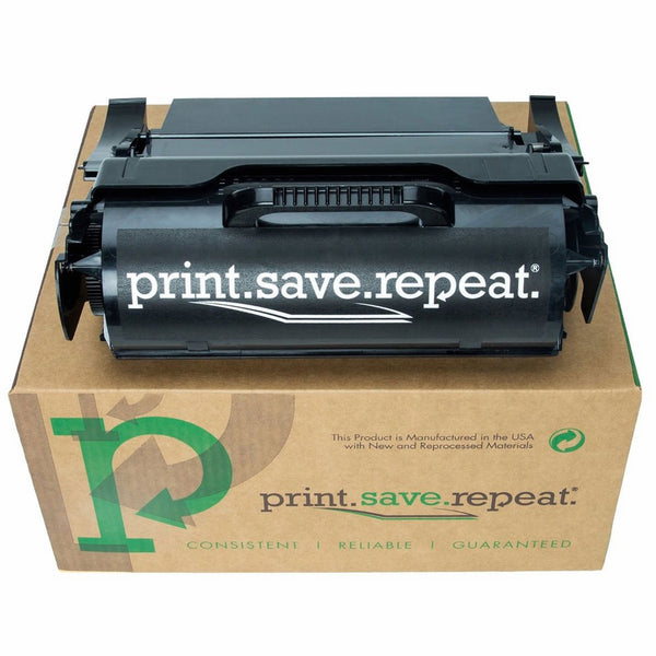 Print.Save.Repeat. Lexmark T650H04A High Yield Remanufactured Toner Cartridge Label Applications for T650, T652, T654 [25,000 Pages]