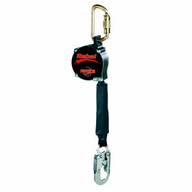 3M Protecta Rebel AD111A 1" Web Self Retracting Lifeline, Lifeline Hook, Housing Carabiner, 11', Red/Black