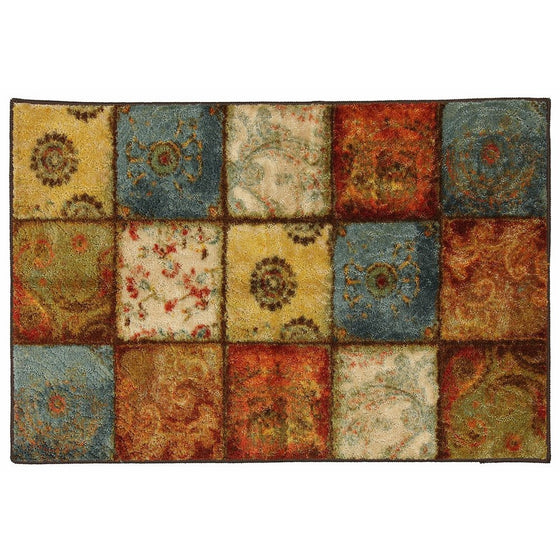 American Rug Craftsmen Mohawk Home Free Flow Artifact Panel Printed Rug, 1'8x2'10, Multi