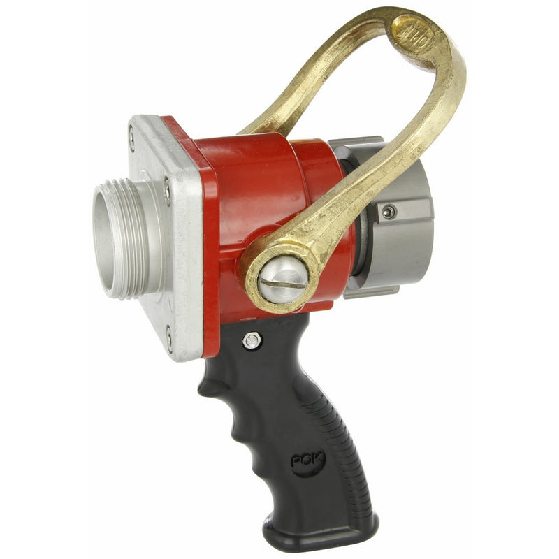 Dixon Valve ACPSO150F Aluminum Fire Equipment, Ball Shut-Off Nozzle with Bolted Style, 1-1/2" NST (NH) Female x 1-1/2" NST (NH) Male