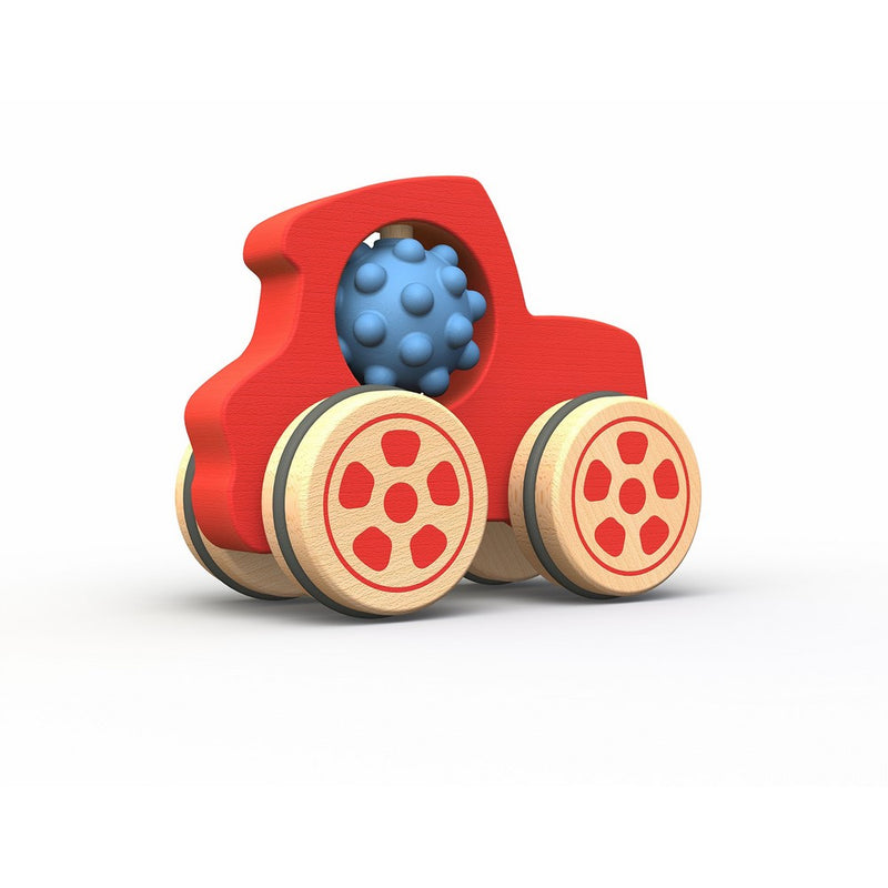 BeginAgain - Nubble Rumbler Truck, Help Promote Imagination and Active Play, Red (For Kids 18 Months and Up)