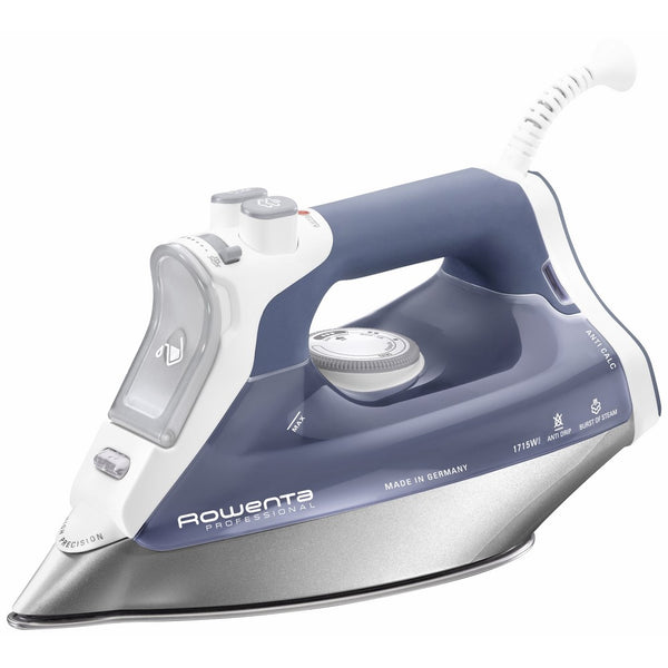 Rowenta DW8061 Professional Auto Shut Off Steam Iron with 330-Hole Stainless Steel Soleplate, 1715-Watt, Blue