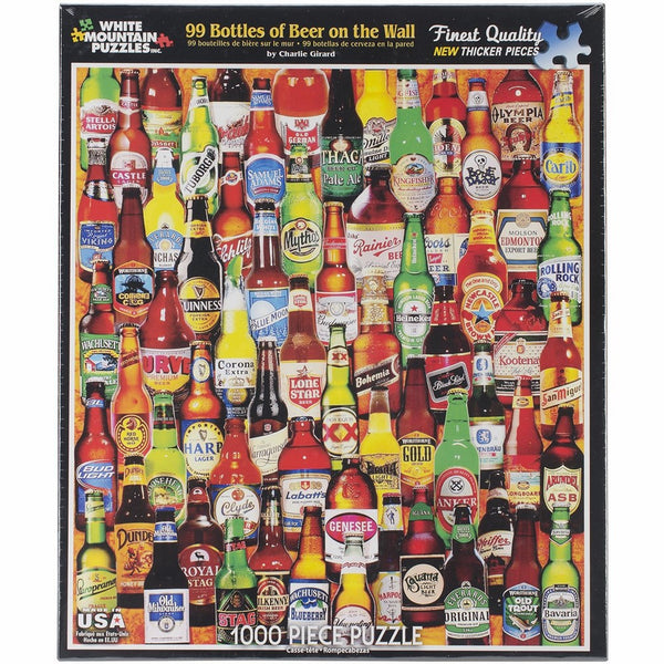 White Mountain Puzzles 99 Bottles of Beer on The Wall - 1000 Piece Jigsaw Puzzle