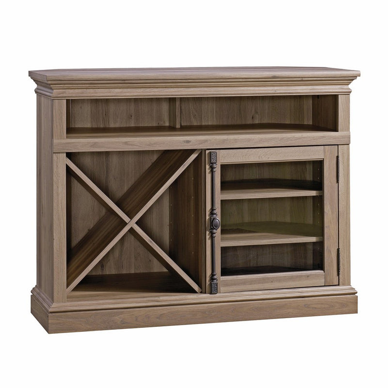 Sauder Barrister Lane Corner Entertainment Stand In Salt Oak