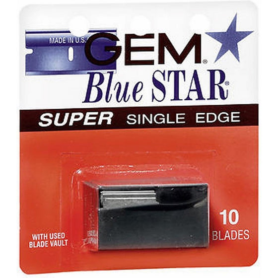 Gem Blue Star Super Single Edge Blades