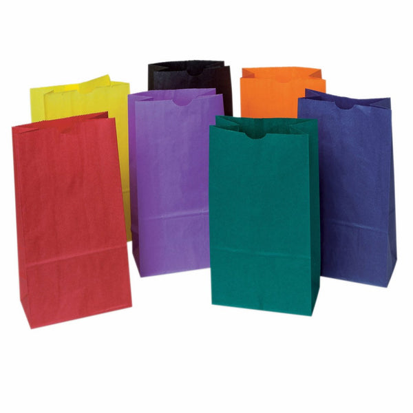 Pacon Rainbow Bags, 6" x 3 5/8" x 11", Pack Of 28