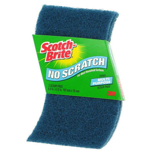 Scotch-Brite No-Scratch Scout Pads, 3 pk