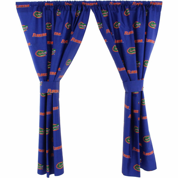 College Covers Florida Gators Printed Curtain Panels, 42" x 63"
