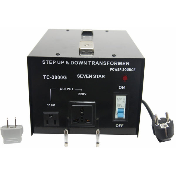 SEVENSTAR TC 3000 110/220V AC-3000 Watt Transformer