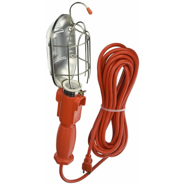 US Wire TL525 16/3 25-Foot SJTW Orange Trouble Light with Metal Cage
