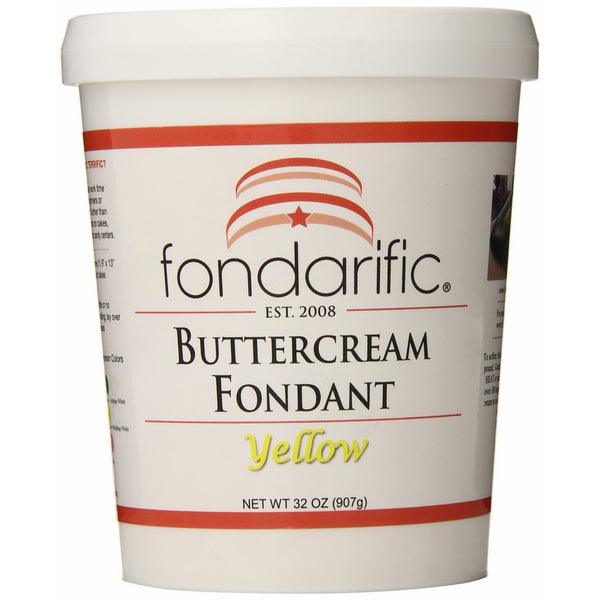 Fondarific Buttercream Yellow Fondant, 2-Pounds