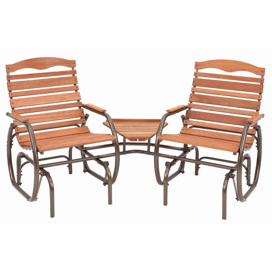 Jack Post CG-30Z Country Garden Glider Tete-a-Tete, Bronze