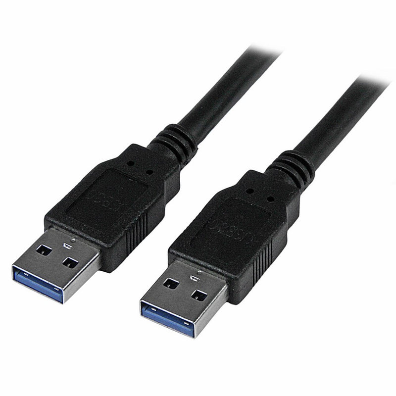 StarTech.com SuperSpeed USB 3.0 Cable A to A M/M - 6 feet, Black (USB3SAA6BK)