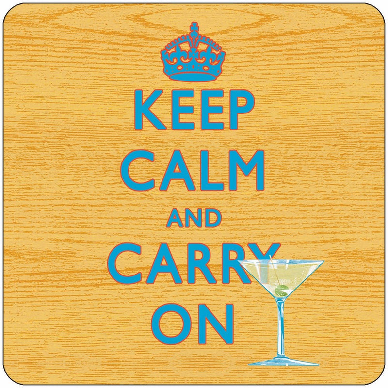 Paperproducts Design Keep Calm... Coaster Set, Set of 4