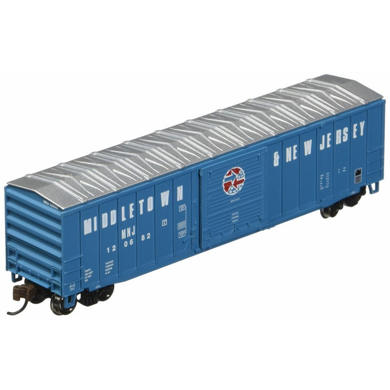 Bachmann Industries Inc. ACF 50' 6" Outside Braced Sliding Door Box Car Middletown and New Jersey - N Scale