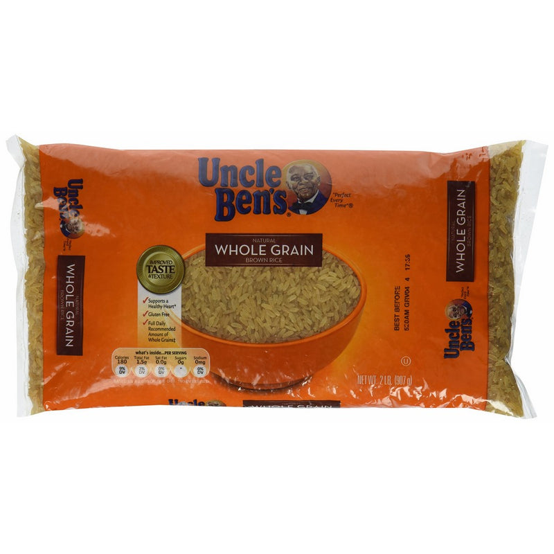 UNCLE BEN'S Whole Grain Brown Rice Bag, 2lb