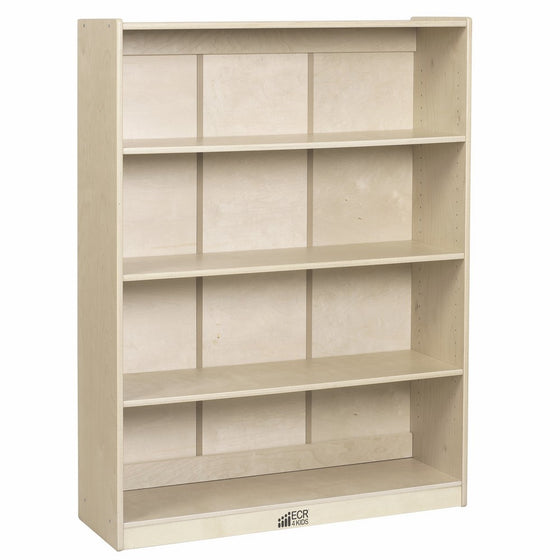 ECR4Kids Birch Adjustable Shelf Bookcase, 48"H