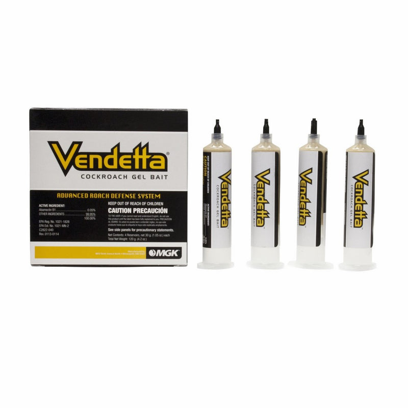 Vendetta Roach Gel Bait Insecticide - 4 tubes x 30gms MGK1003