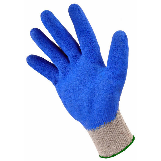 G & F 3100M-DZ Knit Work Gloves with Textured Rubber Latex Coated, 12-Pairs, Men's Medium