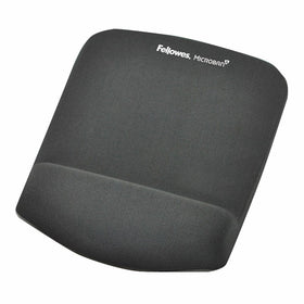 Fellowes PlushTouch Mouse Pad/Wrist Rest with FoamFusion Technology, Graphite (9252201)