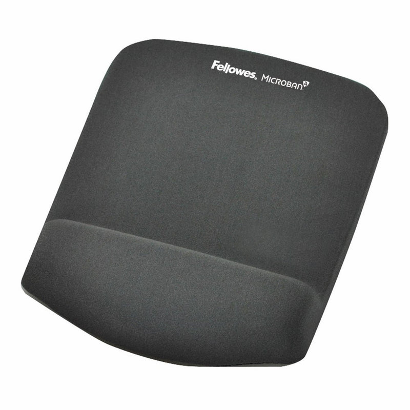 Fellowes PlushTouch Mouse Pad/Wrist Rest with FoamFusion Technology, Graphite (9252201)